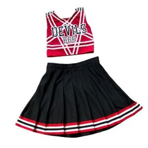 Devils 666 Cheerleader Halloween costume